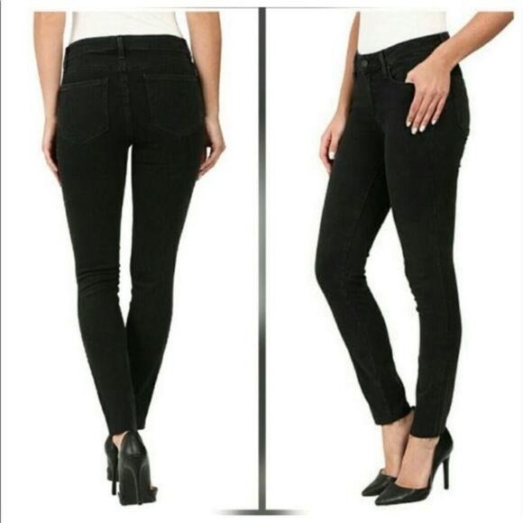 Paige Denim Jeans size 26 Verdugo Ankle Skinny Black Fog Gray - Picture 1 of 6